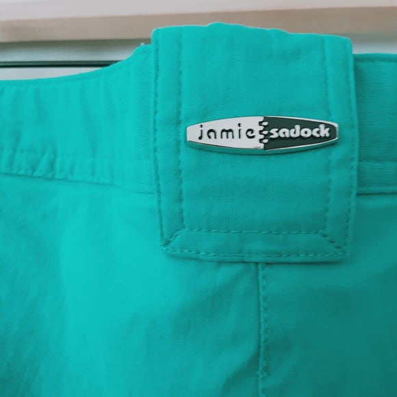 Jamie Sadock Skinnylicious Knee Capri Shorts Antigua Blue Golf - Picture 5 of 7